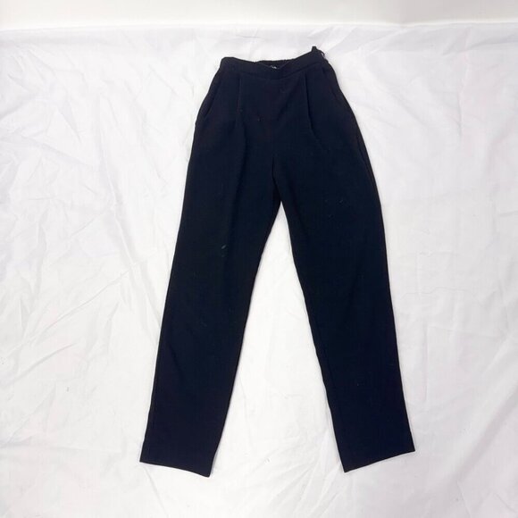 AMERICAN APPAREL EXTRA SMALL GATHERED HIGH WAISTED SLACK PANTS - Picture 1 of 7